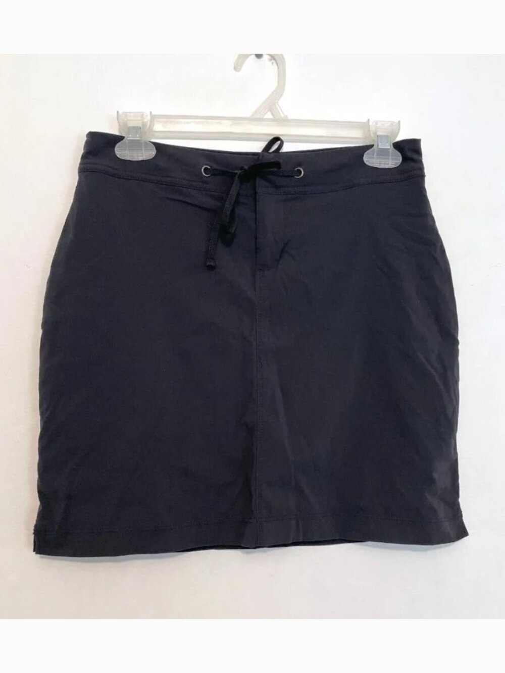 COLUMBIA Sonora Pass Skort Black Zip Fly Drawstring Waist Activewear Athletic 2